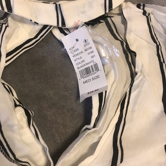 Kendall & Kylie Pacsun Striped Choker Long Sleeve - Picture 4 of 4